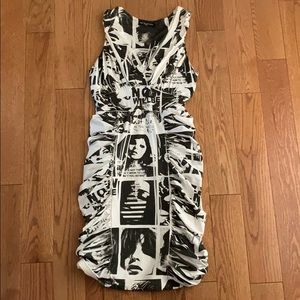 METROPARK BLACK & White Dress SZ small